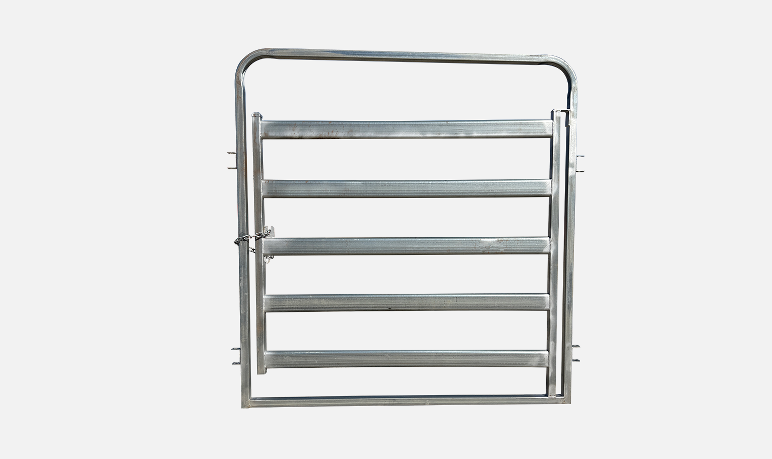 115x42 fixed cattle inframe gate 5 rail 2.1x2.2