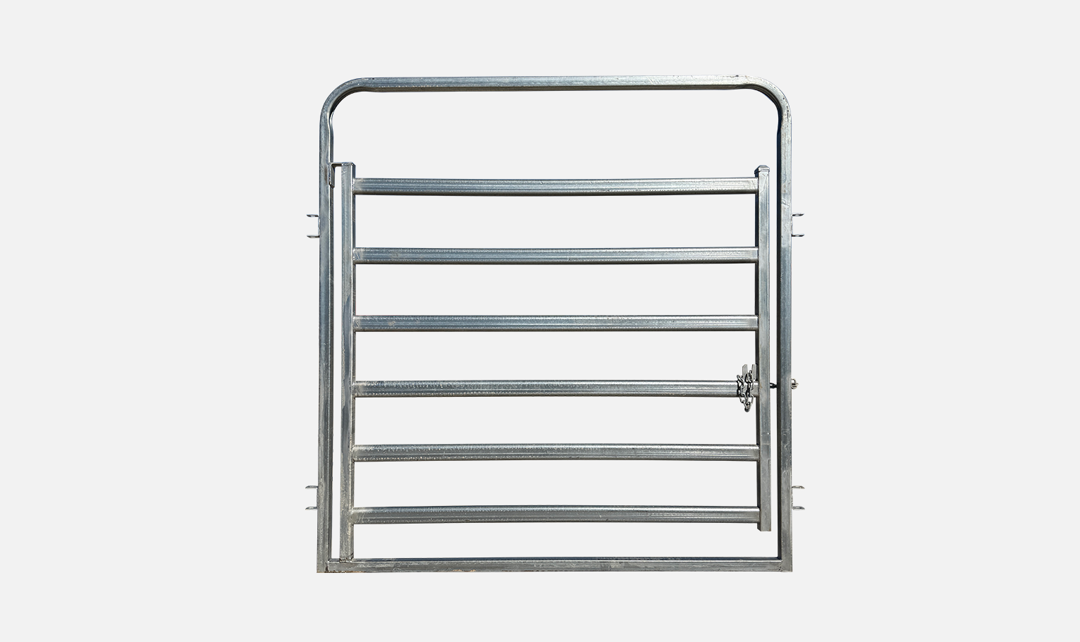 80x40 fixed cattle inframe gate 6 rail 2.1x2.2