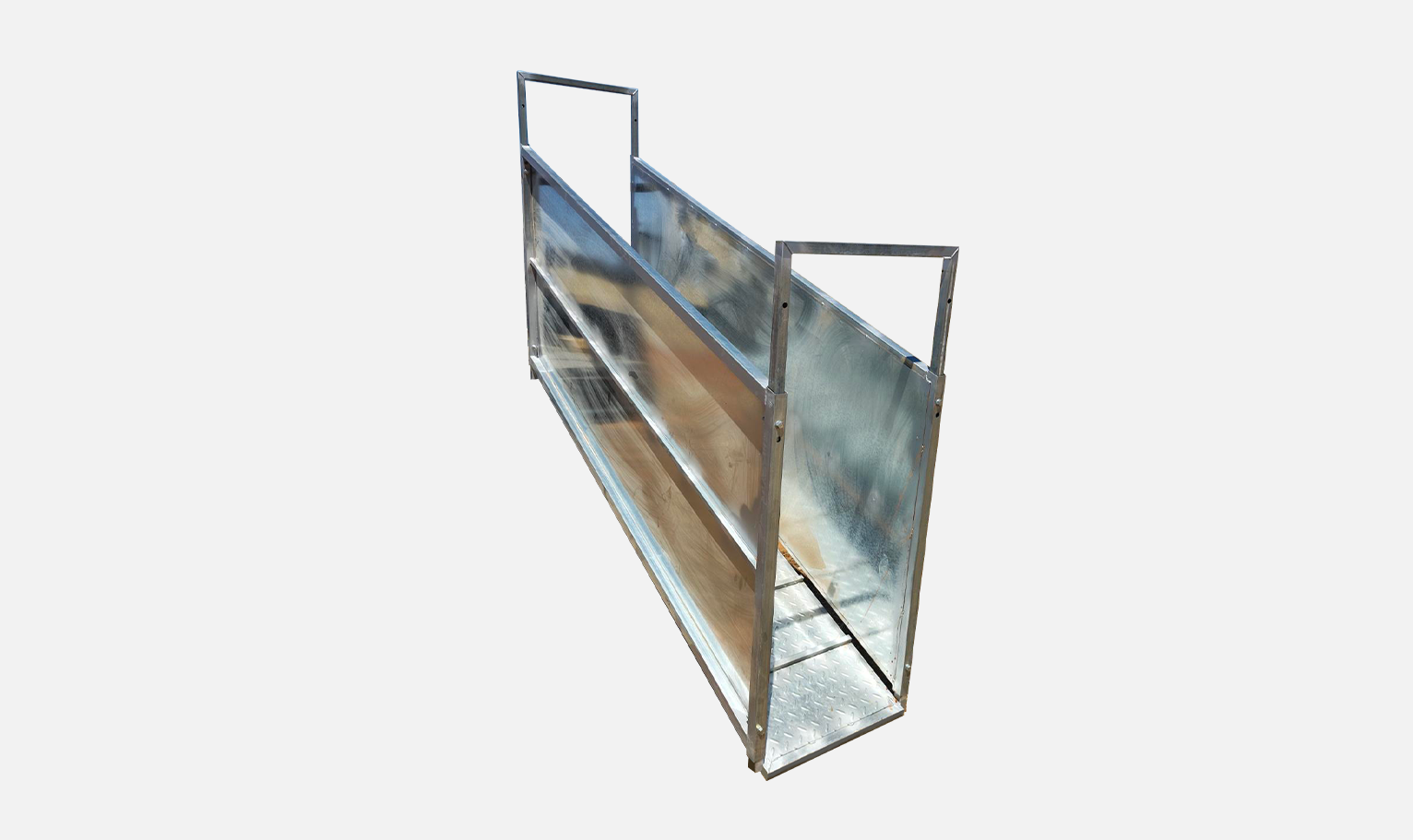 Steel sheep ramp