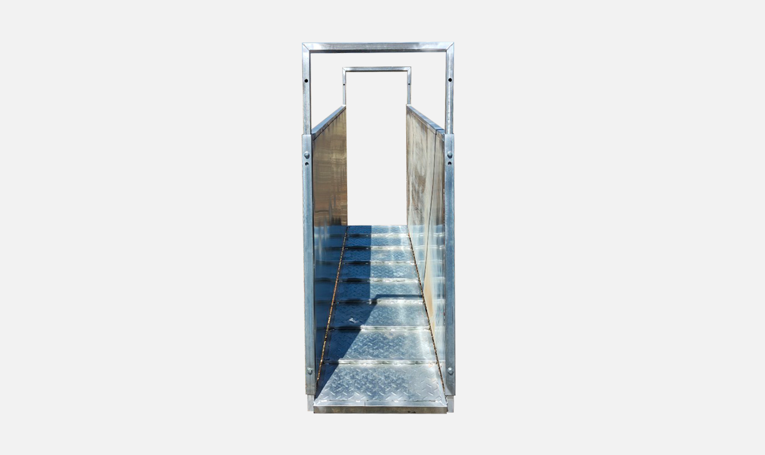 Steel sheep ramp - detail 3